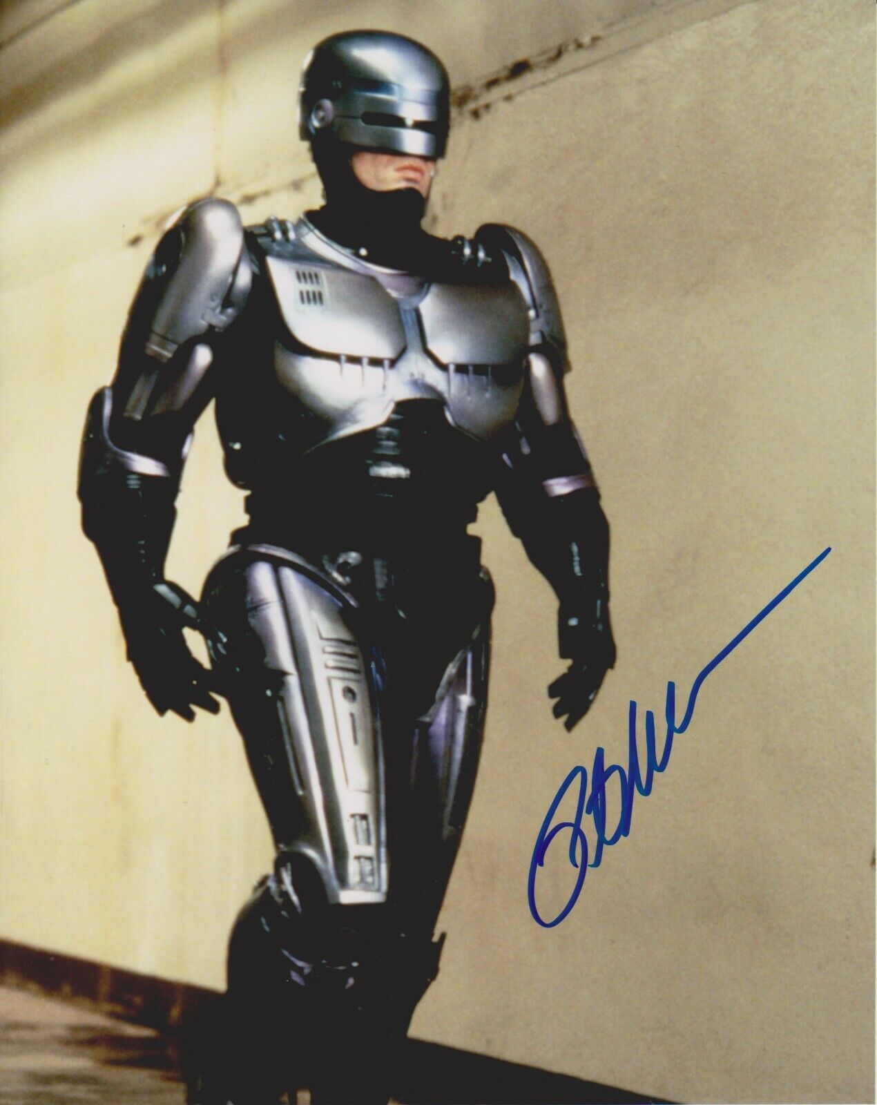 Peter Weller Robocop Original Autographed 8x10 Photo Poster painting #5 signed @HollywoodShow