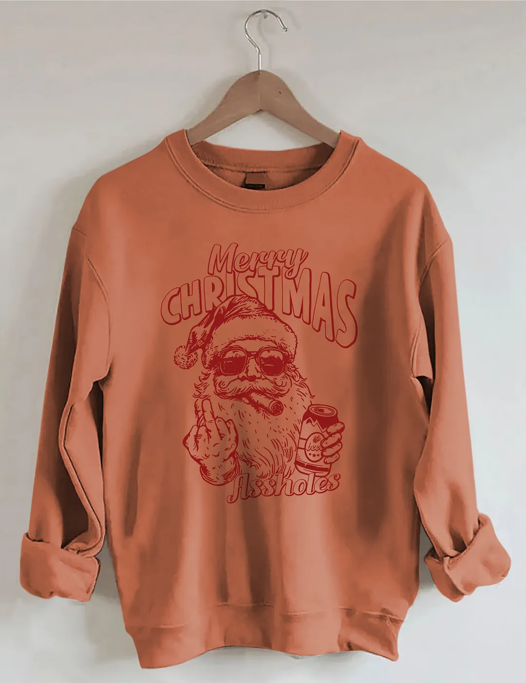 Merry Christmas Assholes Sweatshirt
