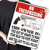 No Trespassing - Vintage Metal Signs - 30*40cm - Warning