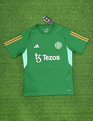 2023/2024 Manchester United Training Wear Green Football Shirt 1:1 Thai Quality