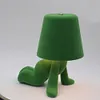 LED Bedside Lamp with Touch Control Creative Thinker Lamp Dimmable Night Light