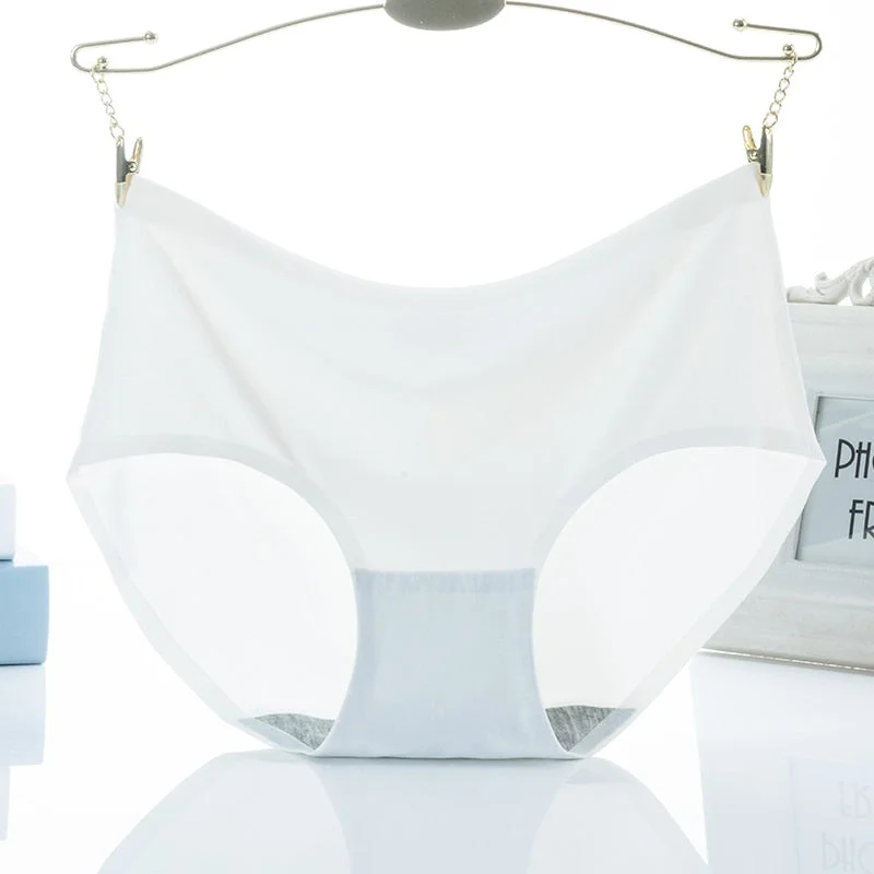 Factory Direct Large size Viscose Fiber Seamless Underwear Women's Sexy Mid-Waist Plus-sized Comfortable Women's Panties