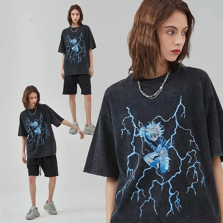 Pure Cotton Hunter X Hunter Killua Zoldyck T-shirt weebmemes