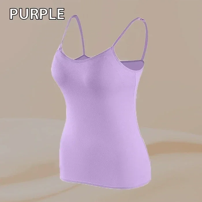 🔥Hot sale🔥 Women Tank Top with Built in Bra Camisole