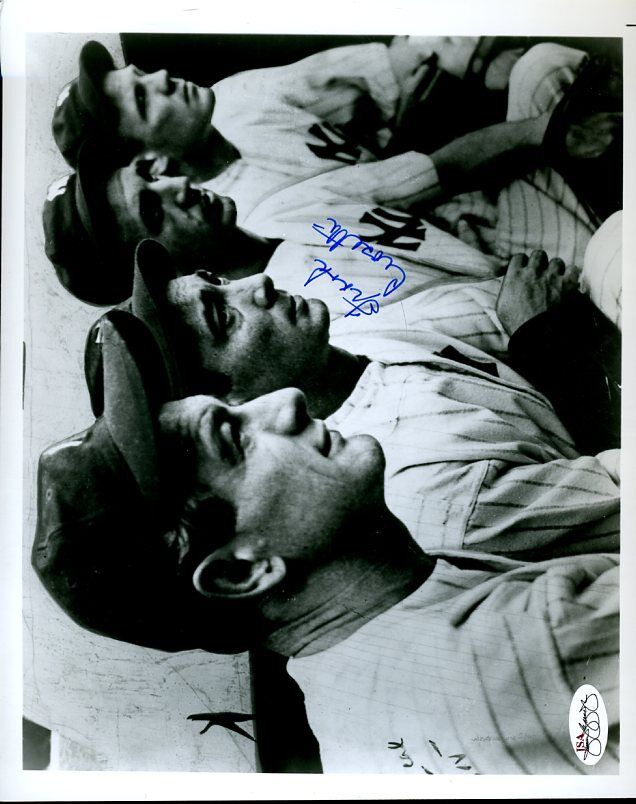 Frank Crosetti Signed Jsa Cert Sticker 8x10 Photo Poster painting Authenticated Autograph