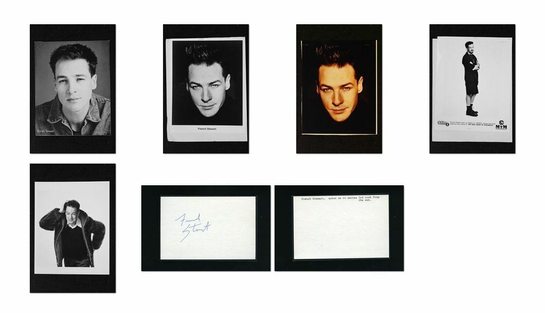 French Stewart - Signed Autograph and Headshot Photo Poster painting set - 3rd Rock From The Sun