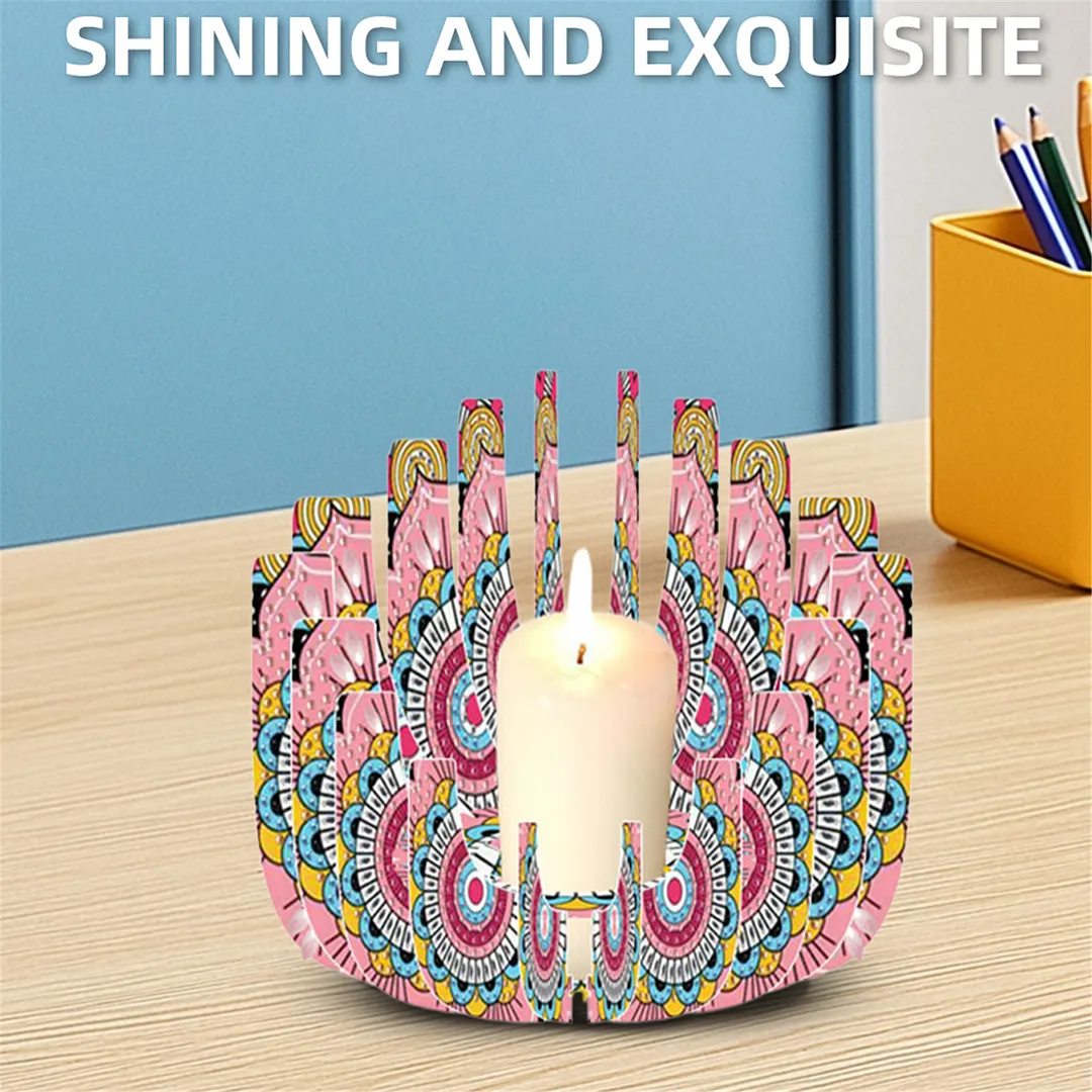 DIY Diamond Art Painting Kits of Candle Holder for Aromatherapy & Home Decor