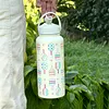1L Insulated Water Bottle with Lid 32oz Travel Tumbler for Travel Gym and School