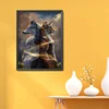 Diamond Painting-DIY Full Round Drill Wolf Tiger(45*35 CM)