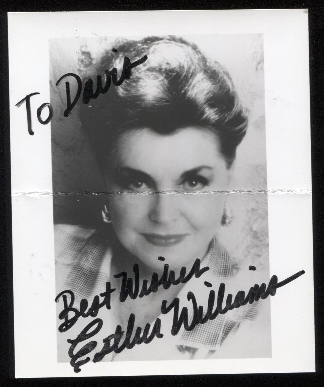 Esther Williams Signed Vintage Photo Poster painting Autographed AUTO Signature