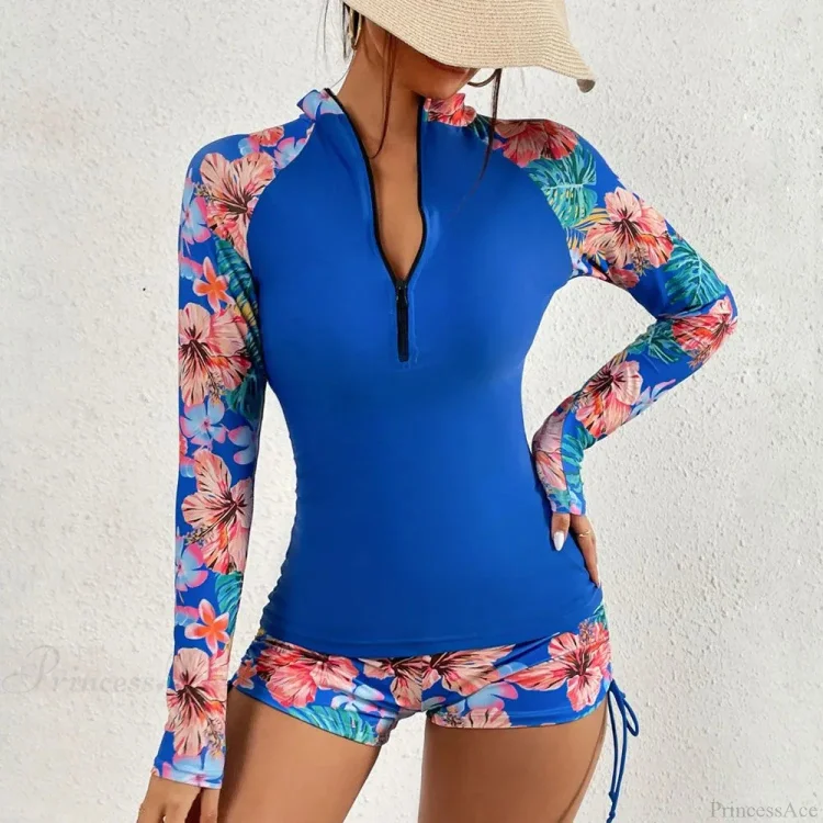 Sport Surfsuit Shorts Rash Two Piece Set