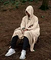 Multifunctional 4-in-1 wearable sleeping bag cape/sleeping bag/blanket/pillow
