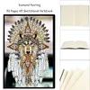 Indian Wolf Special Shaped A5 5D DIY Diamond Art Painting Notebook Kit