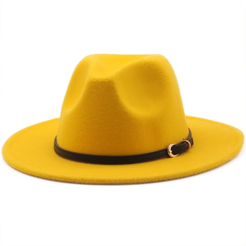 Hot-selling Wool Top Hat Foreign Card Its Red Hat Ethnic Style Jazz Hat Cashmere Felt Hat