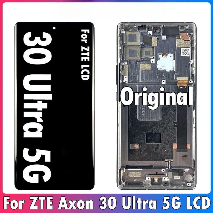 AMOLED 6.67" For ZTE Axon 30 Ultra 5G LCD Display A2022P A2022PG Display Touch Digitizer Panel Assembly For Axon 30Ultra LCD