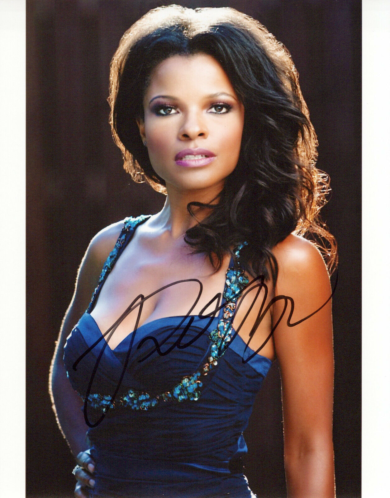 Keesha Sharp glamour shot autographed Photo Poster painting signed 8x10 #5