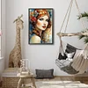 (40*60cm)DIY Full Round Drill Diamond Painting-Beauty