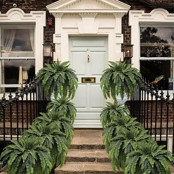 🔥Last Day BUY 1 GET 1 FREE (2 PCS)🔥48Inch Large UV Artificial Ferns for Outdoors--No watering. No fading