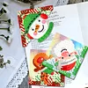 4Pcs Diamond Painting PVC Cartoon Snowman Bookmark Art Projects Gift