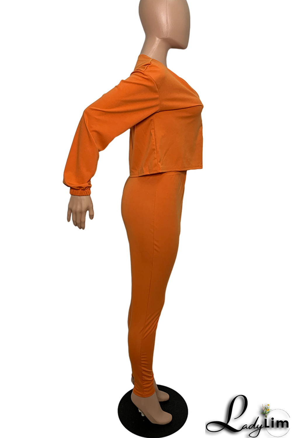 Army Green Fashion Print Patchwork V Neck Long Sleeve Two Pieces