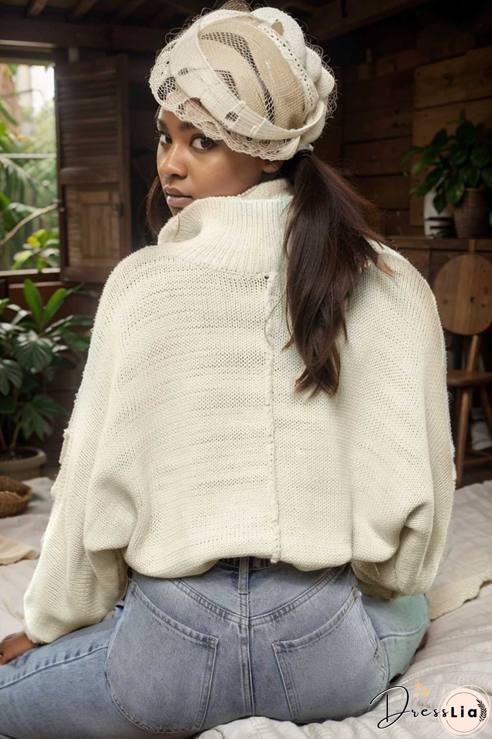 plus size casual hoodie women s plus solid ribbed long sleeve slight stretch hoodie drawstring sweatshirt