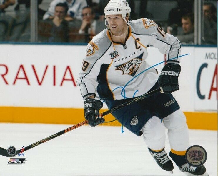 JASON ARNOTT SIGNED NASHVILLE PREDATORS 8x10 Photo Poster painting #1 Autograph