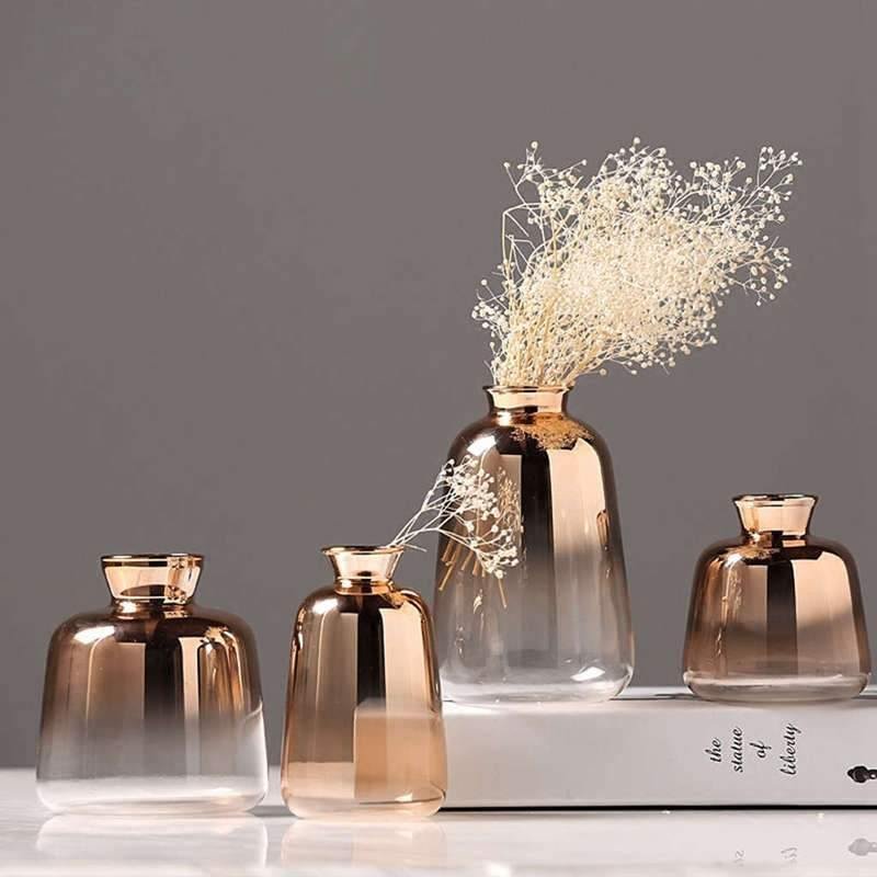 Golden Gradient Vase