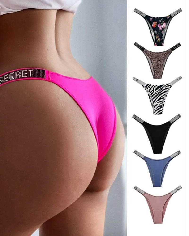 SparkleGlam &ndash; Rhinestone Embellished Sexy Thong