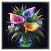 Calla Lily Vase-11CT Stamped Cross Stitch 40*40cm/15.75*15.75in