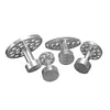4pcs Pull Cap Gasket Aluminium Alloy Depression Repair Gasket for Universal Cars