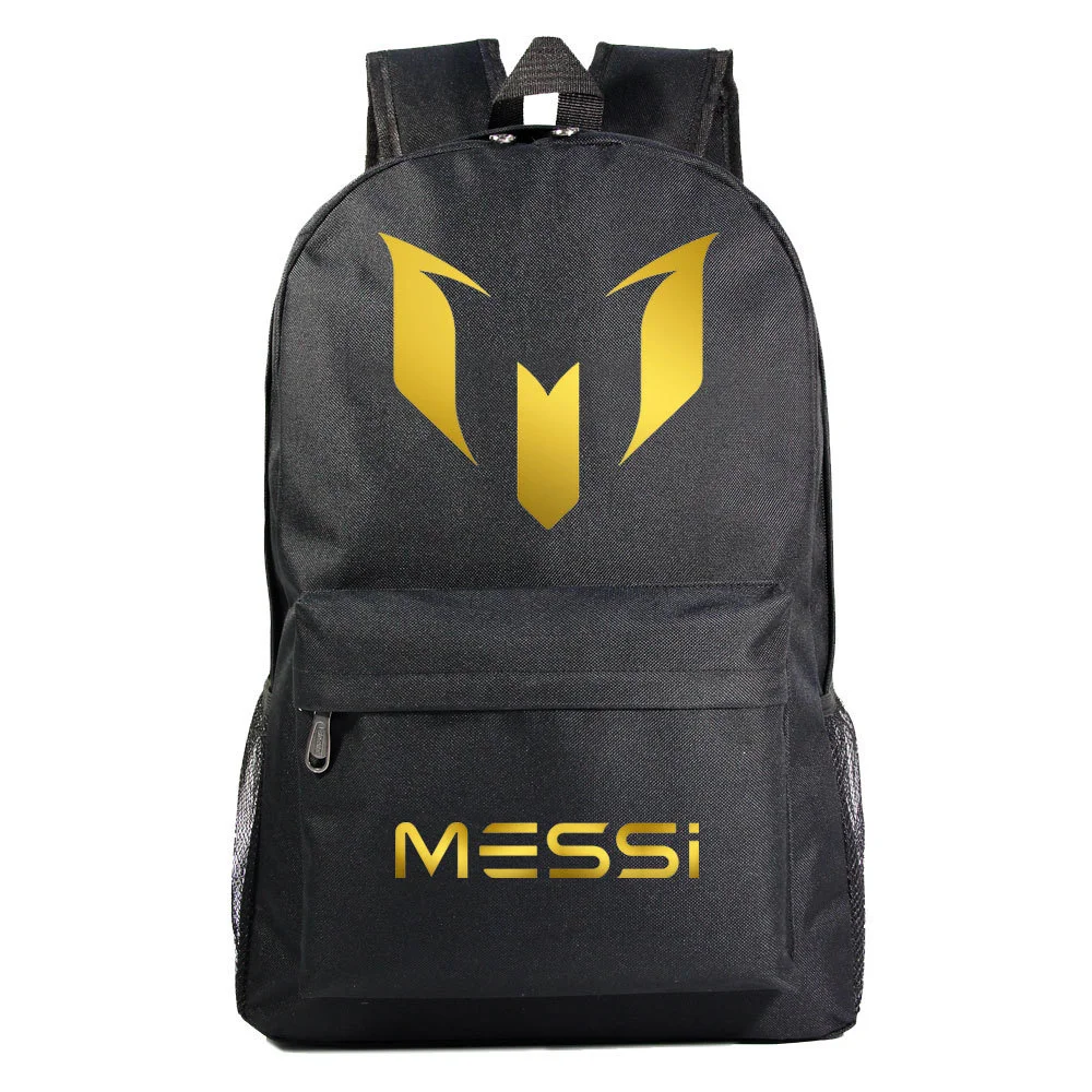Buzzdaisy Get Your Young Soccer Star Ready with our Lionel Messi Theme School Bag - Durable, Waterproof and Laptop-Ready!