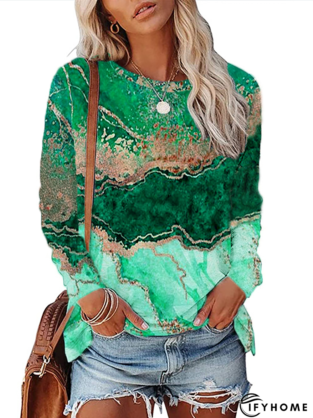 Casual Printed Tunic T-Shirt | IFYHOME