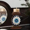 Mandala en bois - Bougeoir bricolage 5d