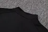 Joyfball 2025/2026 Manchester United Half-Pull Training Suit Black Football Shirt 1:1 Thai Quality