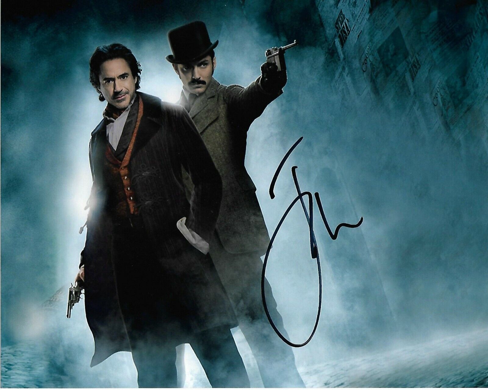 Jude Law sherlock holmes authentic hand signed autograph Photo Poster painting AFTAL COA (JL-1)