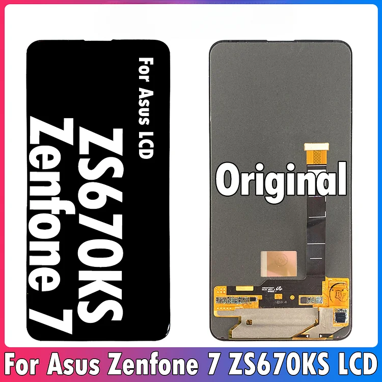 Original For Asus Zenfone 7 ZS670KS I002D LCD Display Screen For Asus Zenfone 7 Pro ZS671KS I002DD LCD Screen Repair Parts