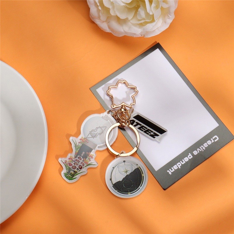 ATEEZ Creative Pattern Keychain