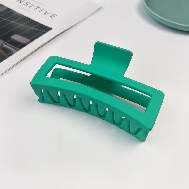 Women’s IG Style Solid Color Plastic Hair Claws