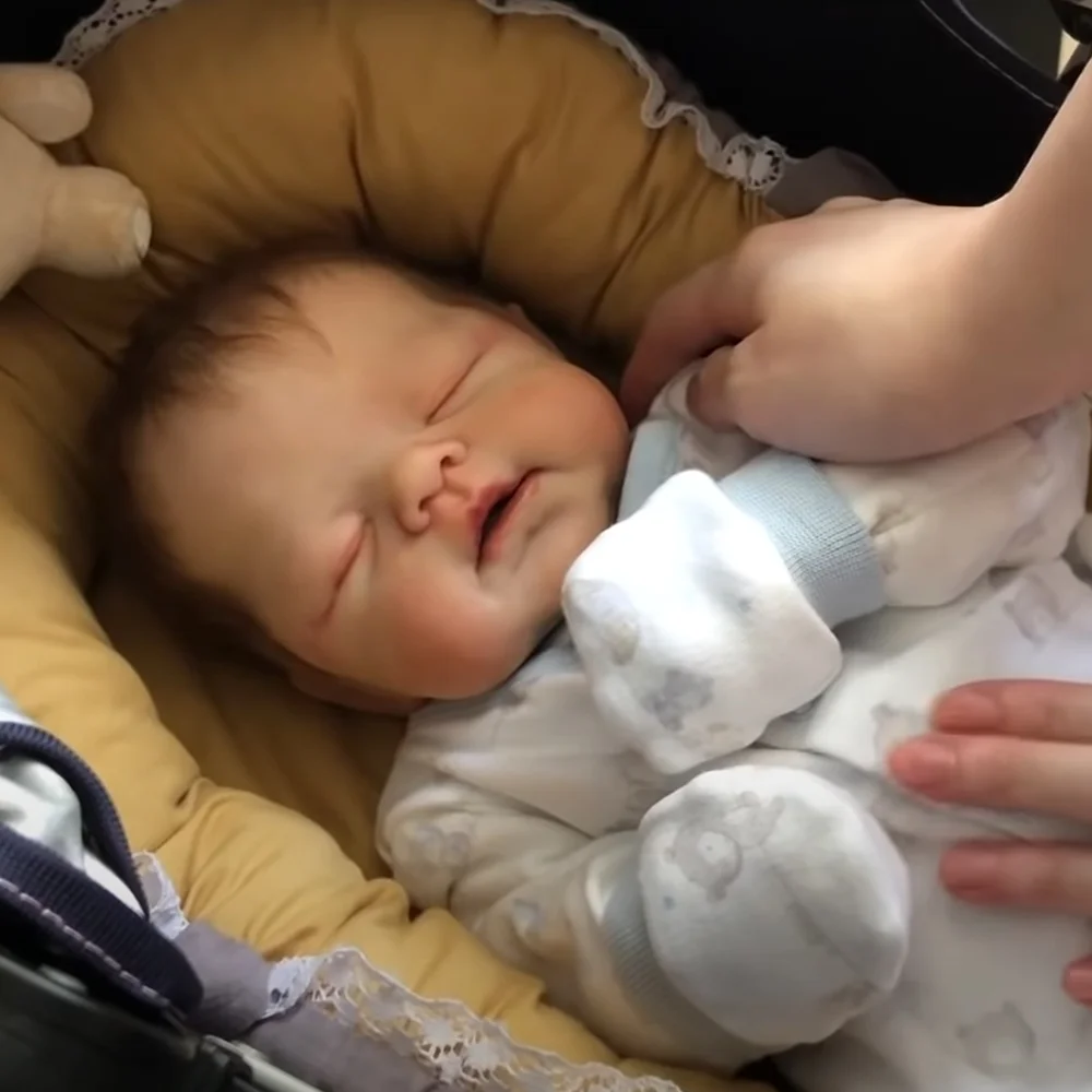 👍𝑻𝑶𝑷 𝑹𝑬𝑪𝑶𝑴𝑴𝑬𝑵𝑫🔥17'' Hivina Realistic Cute Reborn Baby Dollss