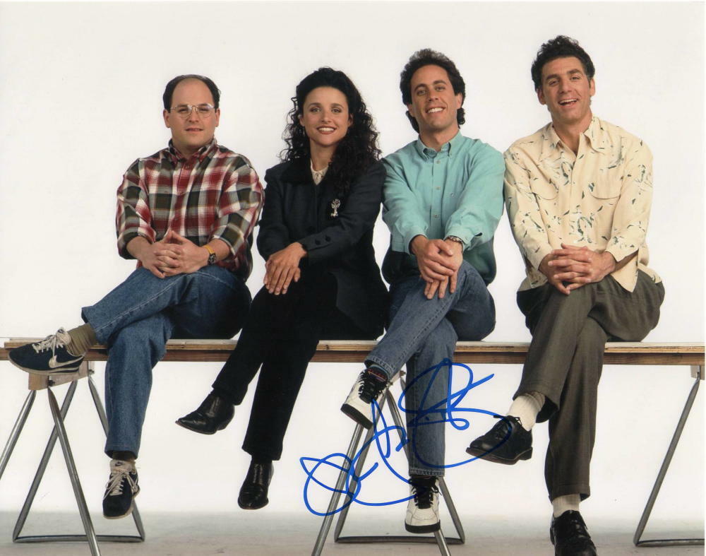 JULIA LOUIS-DREYFUS SIGNED AUTOGRAPH 11X14 Photo Poster painting - ELAINE BENES SEINFELD, VEEP C