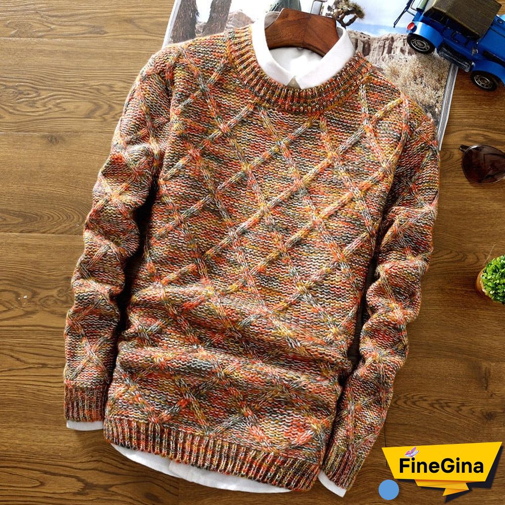 Turtleneck Slim Men's Sweater