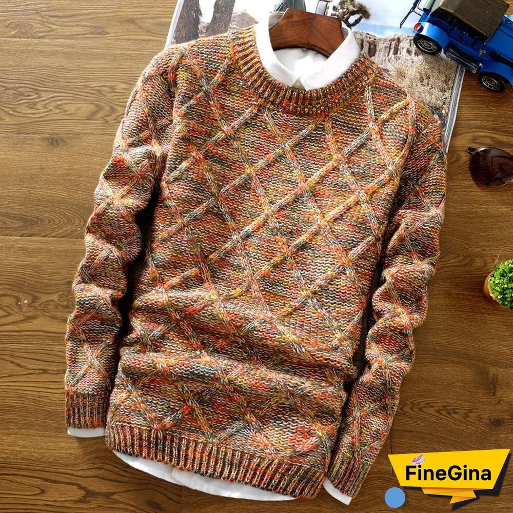 Turtleneck Slim Men's Sweater