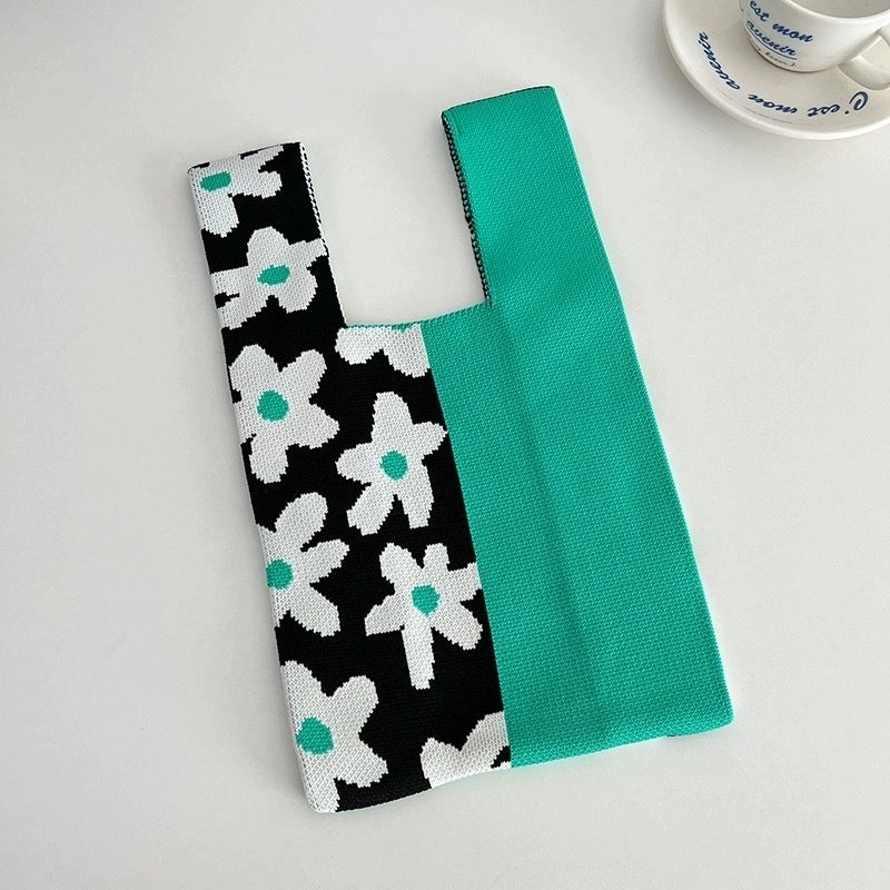 Korean Style Spring And Summer New Arrival Women’s Bag Handbag Bag Fashionable Simple Niche Knitted Bag Vesel Bag Crossbody Bag