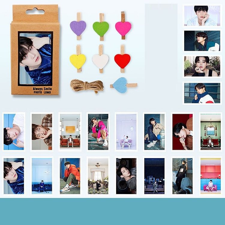 방탄소년단 BE Lomo Card with Clip