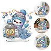 (US Local)Snowman Print DIY Desktop Diamond Art Kits for Home Office Desktop Decor