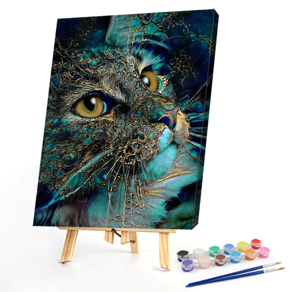 

40*50CM - Paint By Numbers - Cat, 501 Original