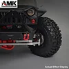 AMK 4Pcs Stainless Steel 1.9 Beadlock Wheels Rims Hub for 1/10 RC Crawler Axial SCX10 TRX4 TXR6 MST CFX 86100 YK4102 GEN8 TF2
