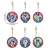 6Pcs Statue De La Libert&eacute; Aux &Eacute;tats-Unis-Diy Porte-Cl&eacute;s