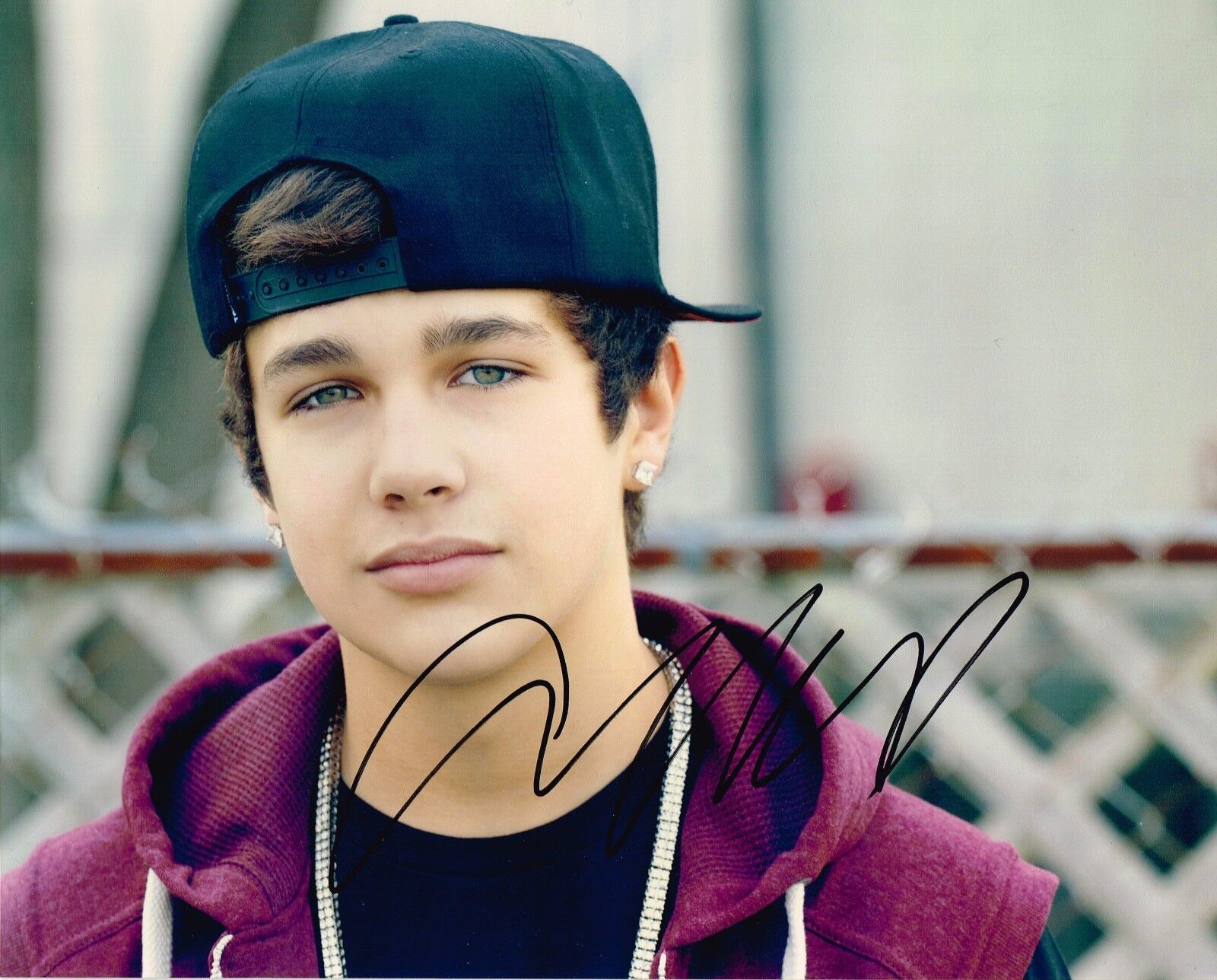 Austin Mahone Hand Signed Autograph 8x10 Photo Poster painting In Person Secret Justin Bieber