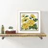 Flower-11CT Stamped Cross Stitch Kit(21*21cm)